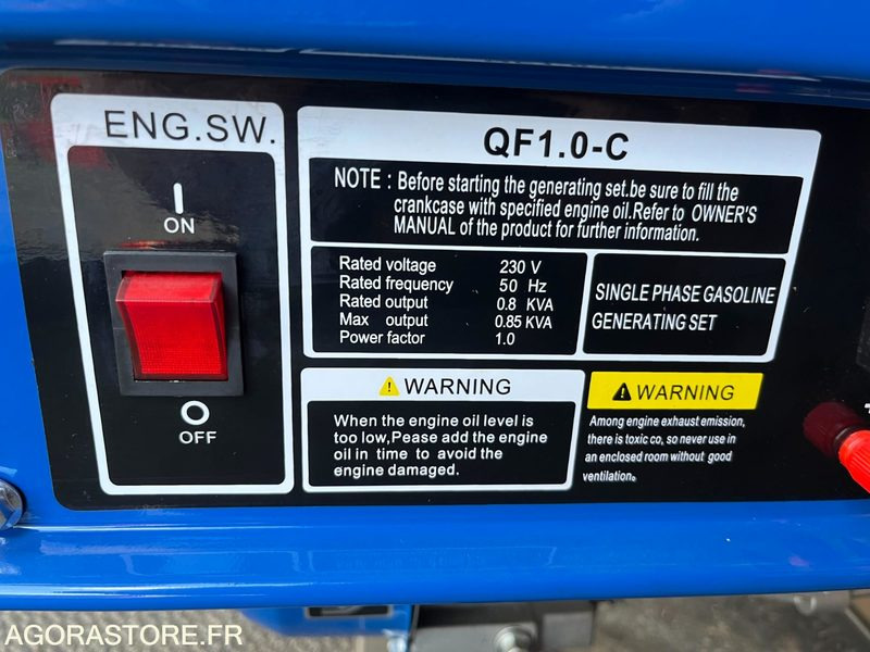 Groupe électrogène neuf Zeppelin 1KVA - Sähkögeneraattori: kuva Groupe électrogène neuf Zeppelin 1KVA - Sähkögeneraattori Groupe électrogène neuf Zeppelin 1KVA - Sähkögeneraattori: kuva Groupe électrogène neuf Zeppelin 1KVA - Sähkögeneraattori