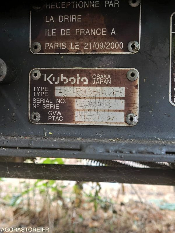 Kubota F 3560 avec bac de rammassage GCD 660F - 2668heures - Maatalouskoneet: kuva kubota F 3560 avec bac de rammassage GCD 660F - 2668heures - Maatalouskoneet Kubota F 3560 avec bac de rammassage GCD 660F - 2668heures - Maatalouskoneet: kuva kubota F 3560 avec bac de rammassage GCD 660F - 2668heures - Maatalouskoneet