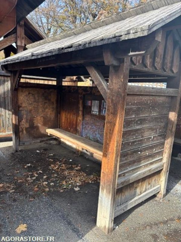 Lot de 2 abris bus bois - Muut kone: kuva lot de 2 abris bus bois - Muut kone Lot de 2 abris bus bois - Muut kone: kuva lot de 2 abris bus bois - Muut kone