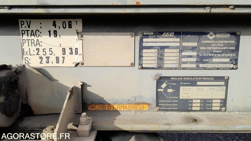 REMORQUE SAMRO // R30864 - Perävaunu: kuva REMORQUE SAMRO // R30864 - Perävaunu REMORQUE SAMRO // R30864 - Perävaunu: kuva REMORQUE SAMRO // R30864 - Perävaunu