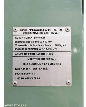 THIERION R 55 - Vannesaha puulle: kuva THIERION R 55 - Vannesaha puulle THIERION R 55 - Vannesaha puulle: kuva THIERION R 55 - Vannesaha puulle