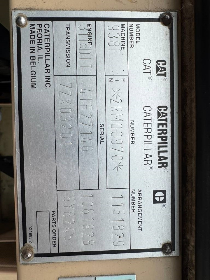 CAT 938 F II - Pyöräkuormaaja: kuva CAT 938 F II - Pyöräkuormaaja CAT 938 F II - Pyöräkuormaaja: kuva CAT 938 F II - Pyöräkuormaaja