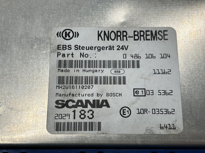 KNORR-BREMSE EBS - Ohjainyksikkö - Kuorma-auto: kuva KNORR-BREMSE EBS - Ohjainyksikkö - Kuorma-auto KNORR-BREMSE EBS - Ohjainyksikkö - Kuorma-auto: kuva KNORR-BREMSE EBS - Ohjainyksikkö - Kuorma-auto