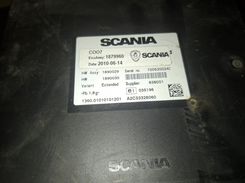 Ohjainyksikkö Scania C007. C006: kuva Ohjainyksikkö Scania C007. C006