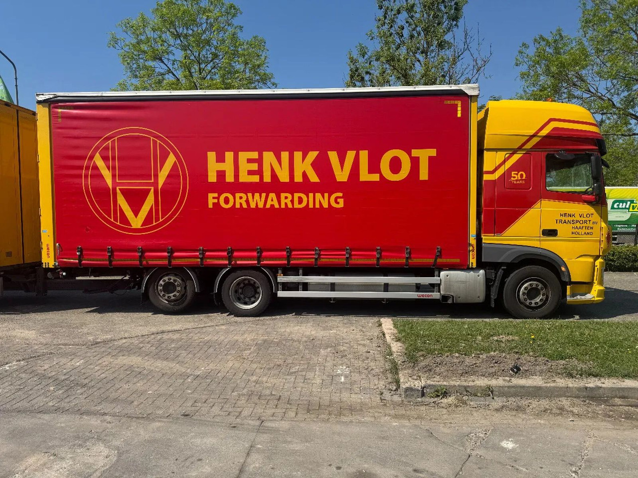 Pressukapelli kuorma-auto DAF XF 480 6X2 JUMBO + WECON HANGER SLIDING ROOF + T: kuva Pressukapelli kuorma-auto DAF XF 480 6X2 JUMBO + WECON HANGER SLIDING ROOF + T