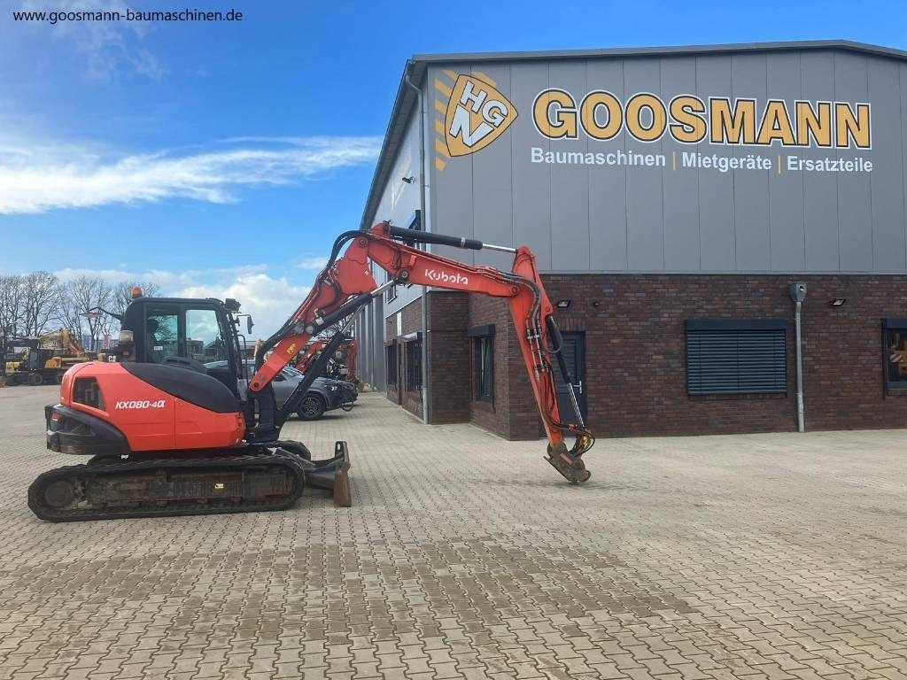 Kubota KX080-4a - Minikuormaaja: kuva Kubota KX080-4a - Minikuormaaja Kubota KX080-4a - Minikuormaaja: kuva Kubota KX080-4a - Minikuormaaja