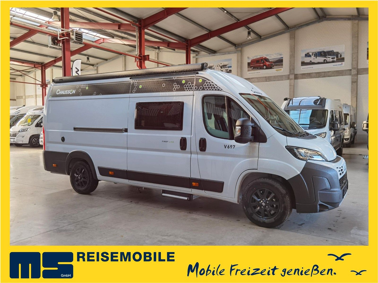Chausson V697 FIRST LINE / - 2025- / 140PS / EINZELBETTEN - Retkeilyauto: kuva Chausson V697 FIRST LINE / - 2025- / 140PS / EINZELBETTEN - Retkeilyauto Chausson V697 FIRST LINE / - 2025- / 140PS / EINZELBETTEN - Retkeilyauto: kuva Chausson V697 FIRST LINE / - 2025- / 140PS / EINZELBETTEN - Retkeilyauto