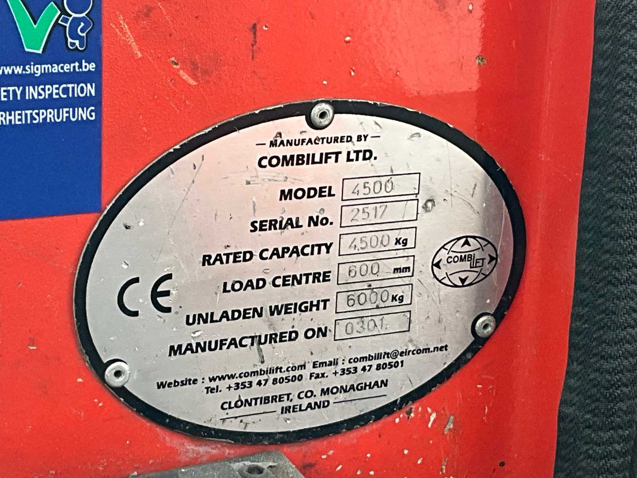 Vastapainotrukki 2001 COMBILIFT 4500 FORKLIFT 4-WAY: kuva Vastapainotrukki 2001 COMBILIFT 4500 FORKLIFT 4-WAY Vastapainotrukki 2001 COMBILIFT 4500 FORKLIFT 4-WAY: kuva Vastapainotrukki 2001 COMBILIFT 4500 FORKLIFT 4-WAY