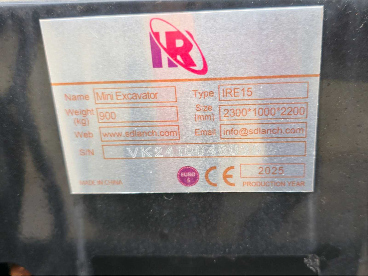 Minikuormaaja 2025 SDLANCH IRE15 MINI EXCAVATOR: kuva Minikuormaaja 2025 SDLANCH IRE15 MINI EXCAVATOR