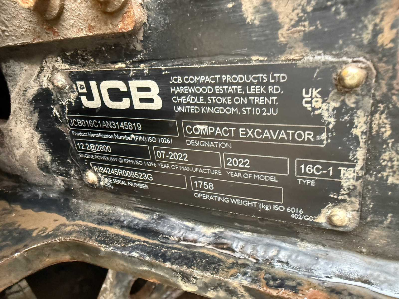 Minikuormaaja JCB - 16C-1 - 2022 - MINI EXCAVATOR - 3 X BUCKET: kuva Minikuormaaja JCB - 16C-1 - 2022 - MINI EXCAVATOR - 3 X BUCKET