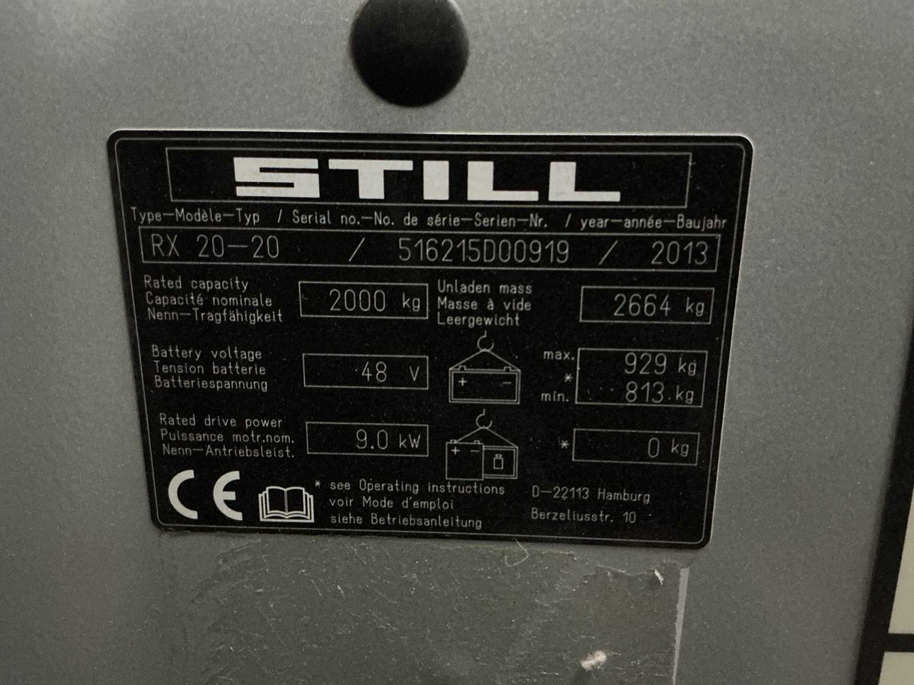 Vastapainotrukki STILL - RX20-20 - FORKLIFT TRUCKS - 2013: kuva Vastapainotrukki STILL - RX20-20 - FORKLIFT TRUCKS - 2013