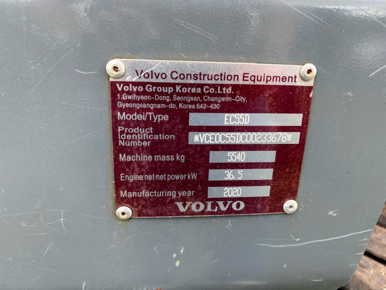 VOLVO EC55D CRAWLER EXCAVATOR - Kaivuri: kuva VOLVO EC55D CRAWLER EXCAVATOR - Kaivuri VOLVO EC55D CRAWLER EXCAVATOR - Kaivuri: kuva VOLVO EC55D CRAWLER EXCAVATOR - Kaivuri