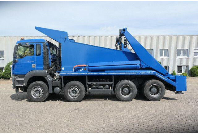MAN 41.480 TGS 8x4, gr. Federpaket, 37tkm, 4-Achser - Kuorma-auto - vaijerivaihtolava: kuva MAN 41.480 TGS 8x4, gr. Federpaket, 37tkm, 4-Achser - Kuorma-auto - vaijerivaihtolava MAN 41.480 TGS 8x4, gr. Federpaket, 37tkm, 4-Achser - Kuorma-auto - vaijerivaihtolava: kuva MAN 41.480 TGS 8x4, gr. Federpaket, 37tkm, 4-Achser - Kuorma-auto - vaijerivaihtolava