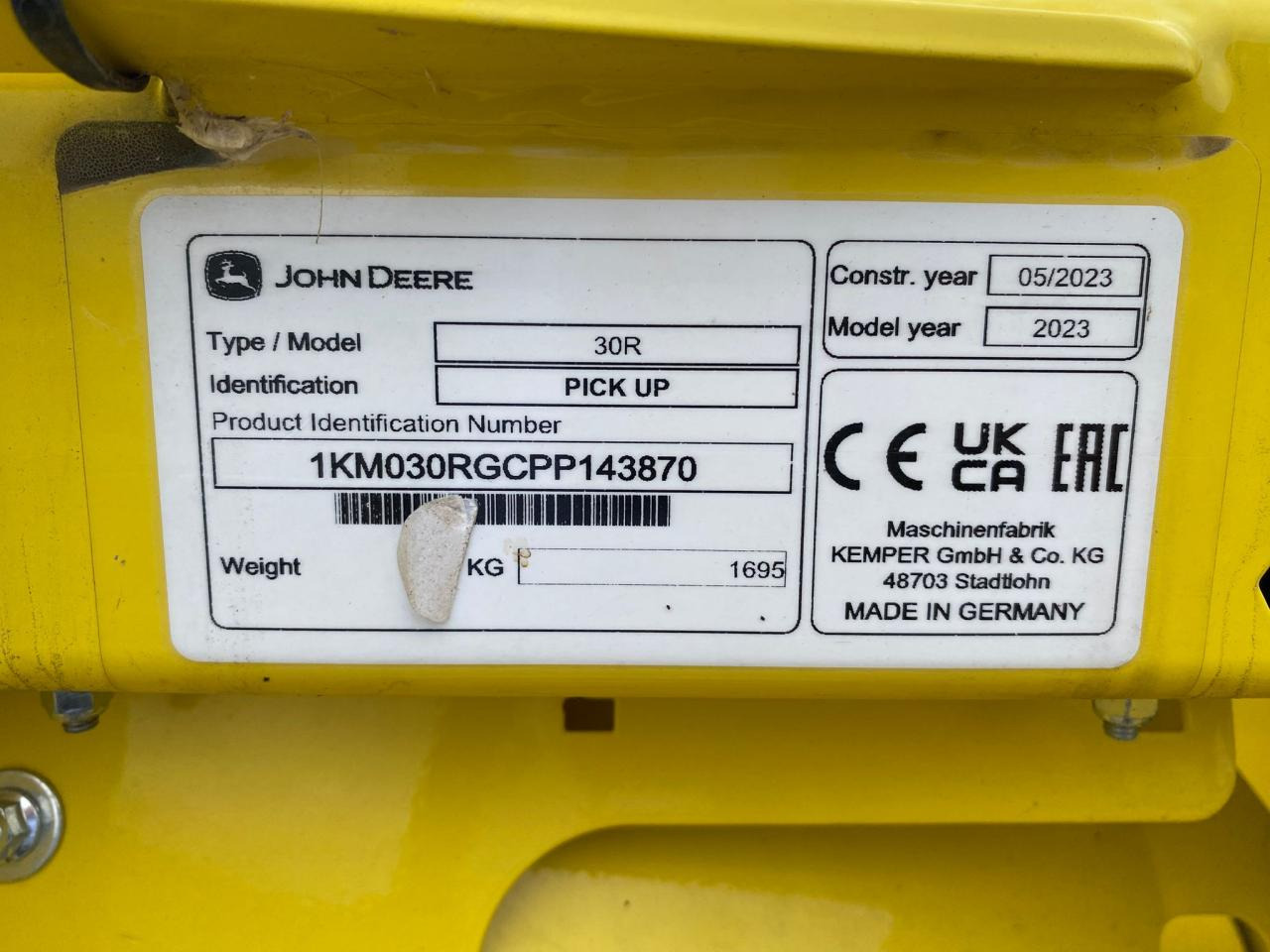 John Deere 30R - Lisävarusteet - silppuri: kuva John Deere 30R - Lisävarusteet - silppuri John Deere 30R - Lisävarusteet - silppuri: kuva John Deere 30R - Lisävarusteet - silppuri