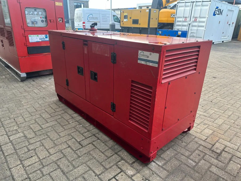 Sähkögeneraattori Atlas-Copco QAS 38 Yanmar Mecc Alte Spa 40 kVA Silent generatorset: kuva Sähkögeneraattori Atlas-Copco QAS 38 Yanmar Mecc Alte Spa 40 kVA Silent generatorset