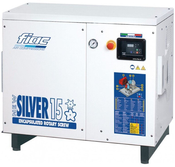 Fiac NewSilver 15 1430 L / min 11 kW 10 Bar Elektrische Schroefcompressor Nieuw ! - Ilmakompressori: kuva Fiac NewSilver 15 1430 L / min 11 kW 10 Bar Elektrische Schroefcompressor Nieuw ! - Ilmakompressori Fiac NewSilver 15 1430 L / min 11 kW 10 Bar Elektrische Schroefcompressor Nieuw ! - Ilmakompressori: kuva Fiac NewSilver 15 1430 L / min 11 kW 10 Bar Elektrische Schroefcompressor Nieuw ! - Ilmakompressori