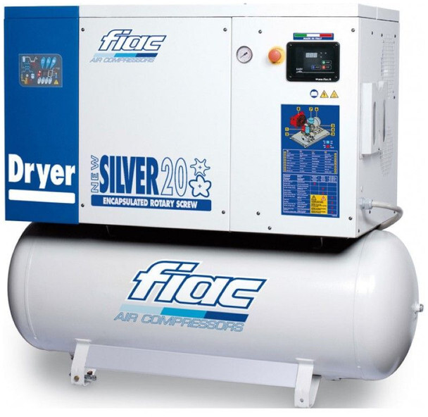 Fiac NewSilver D 15 / 500 NewSilver D 15 / 500 - 1430 L / min 11 kW 10 bar Elektrische Schroefcompressor + Droger - Ilmakompressori: kuva Fiac NewSilver D 15 / 500 NewSilver D 15 / 500 - 1430 L / min 11 kW 10 bar Elektrische Schroefcompressor + Droger - Ilmakompressori Fiac NewSilver D 15 / 500 NewSilver D 15 / 500 - 1430 L / min 11 kW 10 bar Elektrische Schroefcompressor + Droger - Ilmakompressori: kuva Fiac NewSilver D 15 / 500 NewSilver D 15 / 500 - 1430 L / min 11 kW 10 bar Elektrische Schroefcompressor + Droger - Ilmakompressori