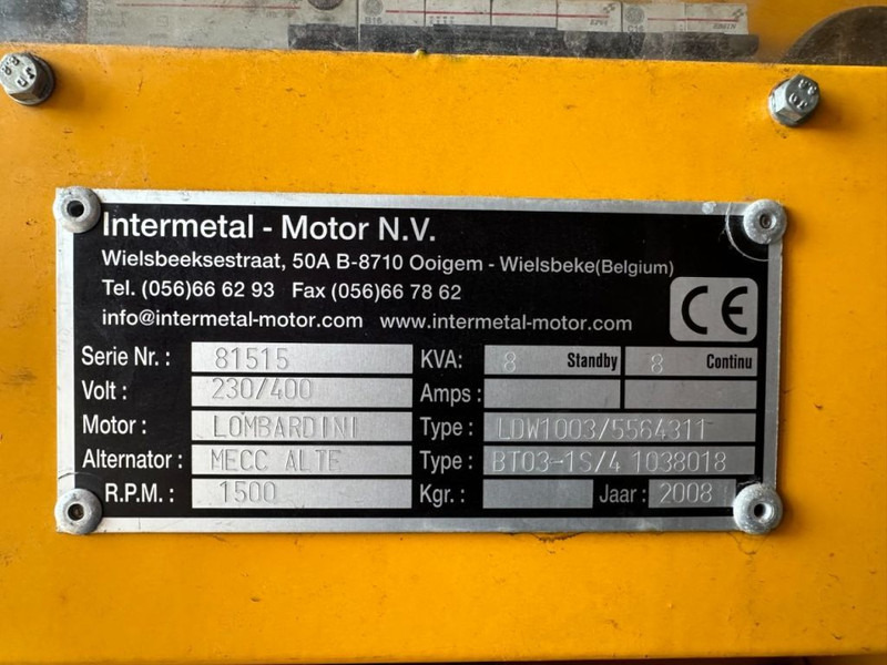 Himoinsa Lombardini LDW 1003 Mecc Alte Spa 9 kVA Supersilent generatorset in 8 ft container - Sähkögeneraattori: kuva Himoinsa Lombardini LDW 1003 Mecc Alte Spa 9 kVA Supersilent generatorset in 8 ft container - Sähkögeneraattori Himoinsa Lombardini LDW 1003 Mecc Alte Spa 9 kVA Supersilent generatorset in 8 ft container - Sähkögeneraattori: kuva Himoinsa Lombardini LDW 1003 Mecc Alte Spa 9 kVA Supersilent generatorset in 8 ft container - Sähkögeneraattori