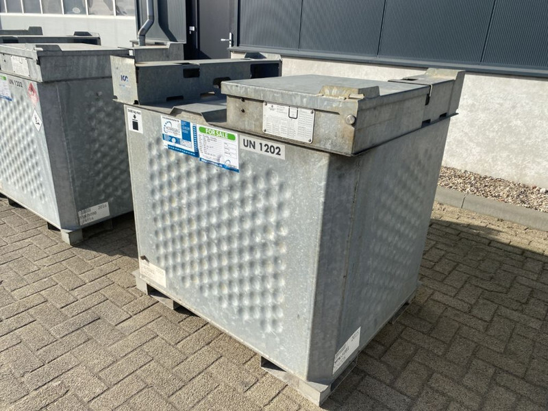 Varastosäiliö IBC Rietberg 1000 liter IBC Dieseltank Gegalvaniseerd: kuva Varastosäiliö IBC Rietberg 1000 liter IBC Dieseltank Gegalvaniseerd