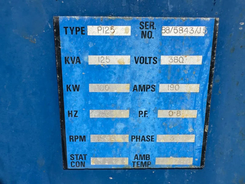 Perkins FG Wilson Stamford 125 kVA generatorset - Sähkögeneraattori: kuva Perkins FG Wilson Stamford 125 kVA generatorset - Sähkögeneraattori Perkins FG Wilson Stamford 125 kVA generatorset - Sähkögeneraattori: kuva Perkins FG Wilson Stamford 125 kVA generatorset - Sähkögeneraattori