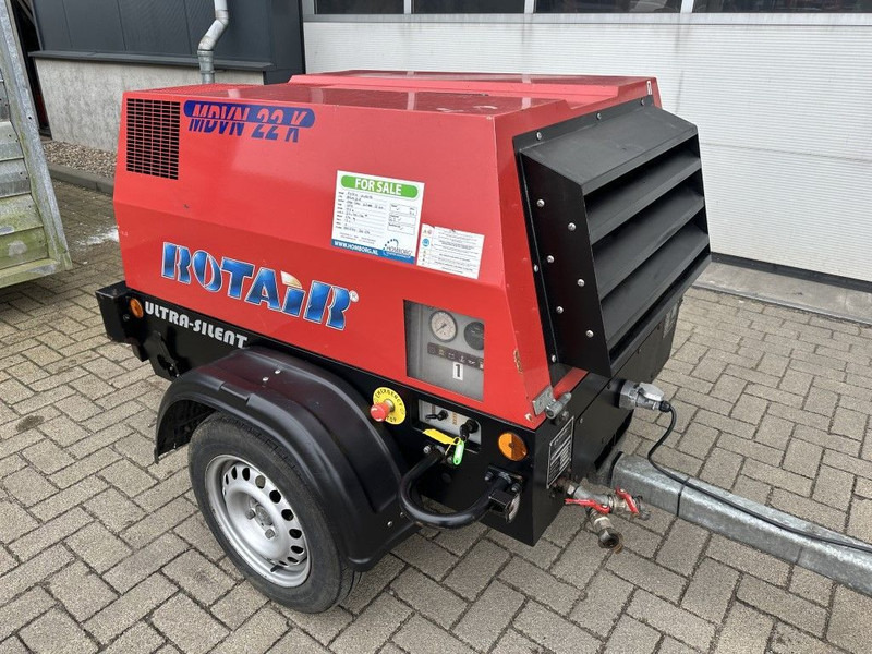 Rotair MDVN 22 K Kubota 2000 L / min 6.5 Bar Mobiele Diesel Compressor as New ! - Ilmakompressori: kuva Rotair MDVN 22 K Kubota 2000 L / min 6.5 Bar Mobiele Diesel Compressor as New ! - Ilmakompressori Rotair MDVN 22 K Kubota 2000 L / min 6.5 Bar Mobiele Diesel Compressor as New ! - Ilmakompressori: kuva Rotair MDVN 22 K Kubota 2000 L / min 6.5 Bar Mobiele Diesel Compressor as New ! - Ilmakompressori