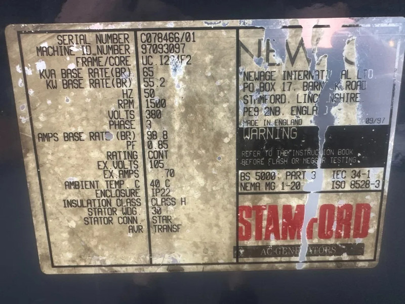 Stamford UC.I224F2 Generatordeel 65 kVA Alternator as New ! - Sähkögeneraattori: kuva Stamford UC.I224F2 Generatordeel 65 kVA Alternator as New ! - Sähkögeneraattori Stamford UC.I224F2 Generatordeel 65 kVA Alternator as New ! - Sähkögeneraattori: kuva Stamford UC.I224F2 Generatordeel 65 kVA Alternator as New ! - Sähkögeneraattori