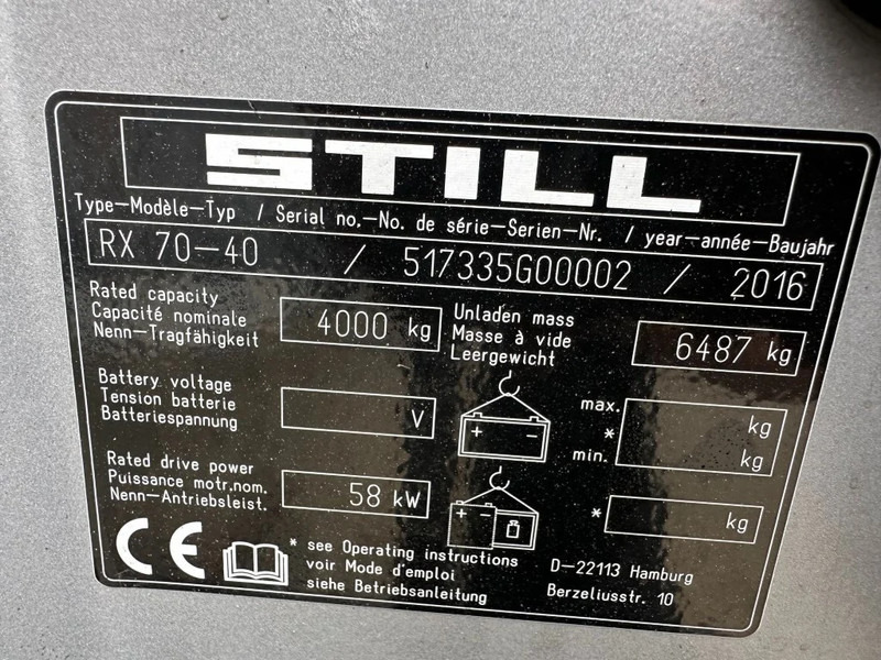 Still RX 70-40 Duplex Sideshift 4 ton LPG Heftruck 2016 - Kaasutrukki: kuva Still RX 70-40 Duplex Sideshift 4 ton LPG Heftruck 2016 - Kaasutrukki Still RX 70-40 Duplex Sideshift 4 ton LPG Heftruck 2016 - Kaasutrukki: kuva Still RX 70-40 Duplex Sideshift 4 ton LPG Heftruck 2016 - Kaasutrukki