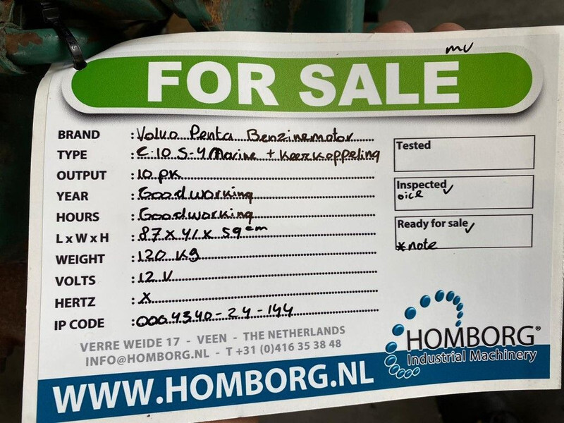 Moottori Volvo Penta C-10 Marine 10 PK Benzine motor met keerkoppeling: kuva Moottori Volvo Penta C-10 Marine 10 PK Benzine motor met keerkoppeling