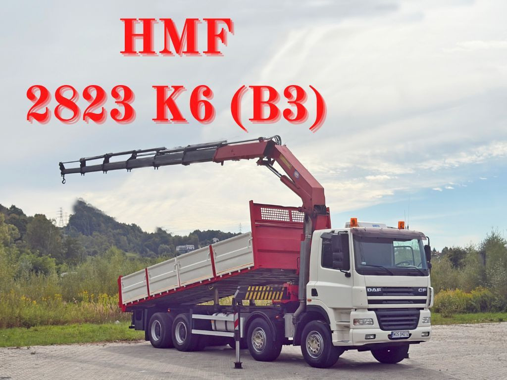 DAF CF 85.380 * HMF 2823 K6 (B3) + FUNK * 8x4 * TOP - Kippiauto kuorma-auto, Nosturiauto: kuva DAF CF 85.380 * HMF 2823 K6 (B3) + FUNK * 8x4 * TOP - Kippiauto kuorma-auto, Nosturiauto DAF CF 85.380 * HMF 2823 K6 (B3) + FUNK * 8x4 * TOP - Kippiauto kuorma-auto, Nosturiauto: kuva DAF CF 85.380 * HMF 2823 K6 (B3) + FUNK * 8x4 * TOP - Kippiauto kuorma-auto, Nosturiauto
