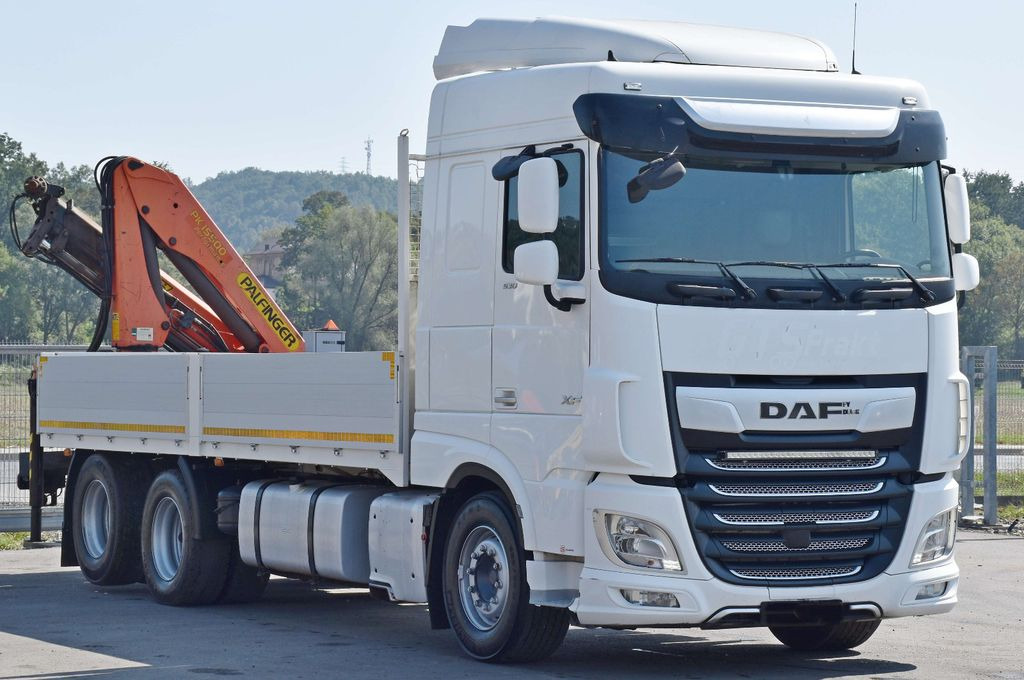 DAF XF 530 Pritsche 6,30 m + PK 15500 * TOPZUSTAND - Nosturiauto: kuva DAF XF 530 Pritsche 6,30 m + PK 15500 * TOPZUSTAND - Nosturiauto DAF XF 530 Pritsche 6,30 m + PK 15500 * TOPZUSTAND - Nosturiauto: kuva DAF XF 530 Pritsche 6,30 m + PK 15500 * TOPZUSTAND - Nosturiauto