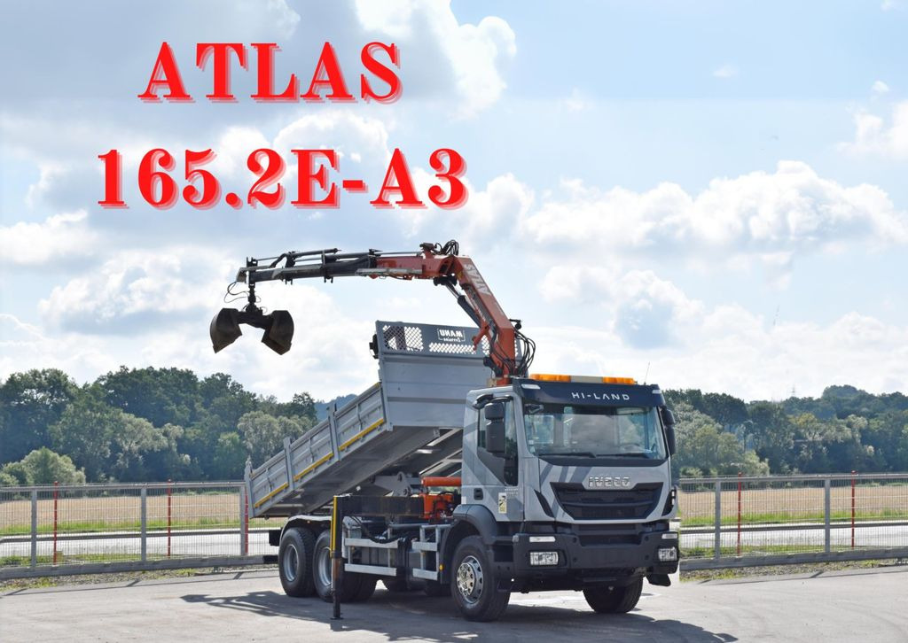 Iveco TRAKKER 410*Kipper 5,20m*ATLAS 165.2E * FUNK/6x4 - Kippiauto kuorma-auto, Nosturiauto: kuva Iveco TRAKKER 410*Kipper 5,20m*ATLAS 165.2E * FUNK/6x4 - Kippiauto kuorma-auto, Nosturiauto Iveco TRAKKER 410*Kipper 5,20m*ATLAS 165.2E * FUNK/6x4 - Kippiauto kuorma-auto, Nosturiauto: kuva Iveco TRAKKER 410*Kipper 5,20m*ATLAS 165.2E * FUNK/6x4 - Kippiauto kuorma-auto, Nosturiauto