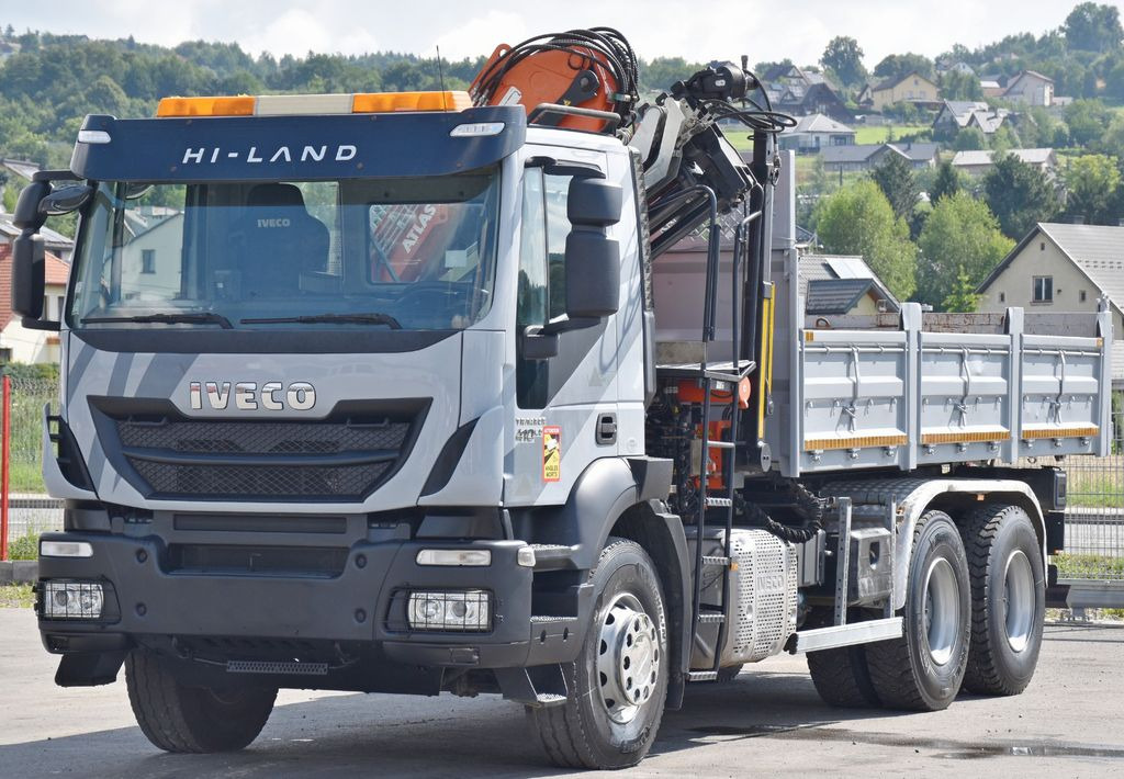 Iveco TRAKKER 410*Kipper 5,20m*ATLAS 165.2E * FUNK/6x4 - Kippiauto kuorma-auto, Nosturiauto: kuva Iveco TRAKKER 410*Kipper 5,20m*ATLAS 165.2E * FUNK/6x4 - Kippiauto kuorma-auto, Nosturiauto Iveco TRAKKER 410*Kipper 5,20m*ATLAS 165.2E * FUNK/6x4 - Kippiauto kuorma-auto, Nosturiauto: kuva Iveco TRAKKER 410*Kipper 5,20m*ATLAS 165.2E * FUNK/6x4 - Kippiauto kuorma-auto, Nosturiauto