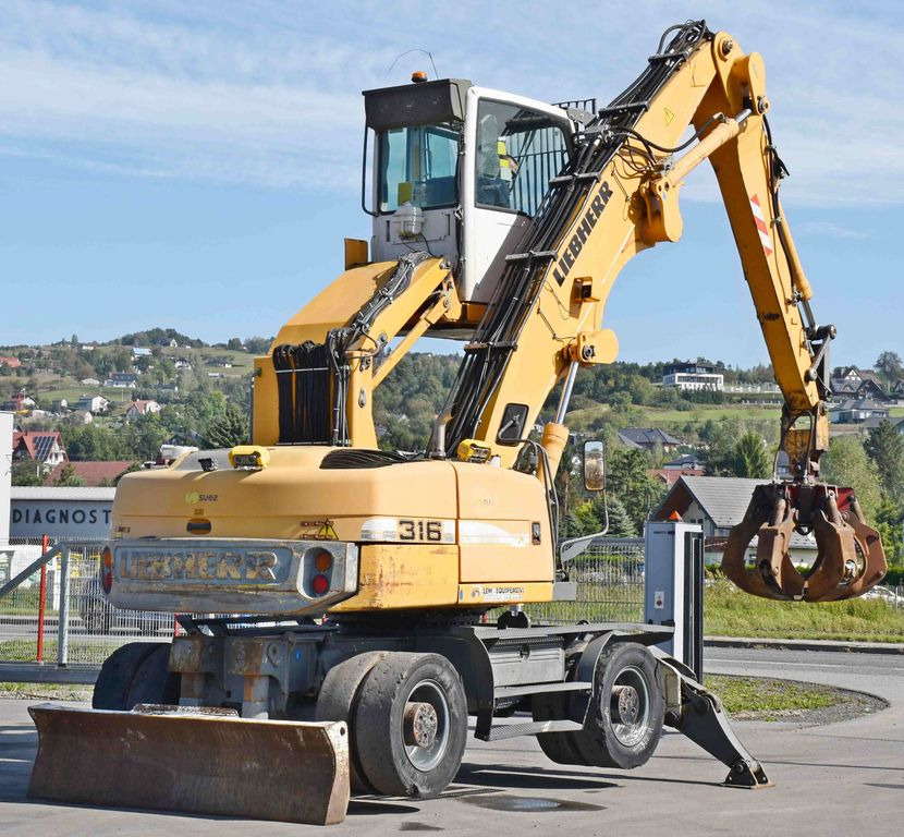 Pyöräalustainen kaivinkone Liebherr PELLE A316 * Umschlagbagger * Topzustand!: kuva Pyöräalustainen kaivinkone Liebherr PELLE A316 * Umschlagbagger * Topzustand!