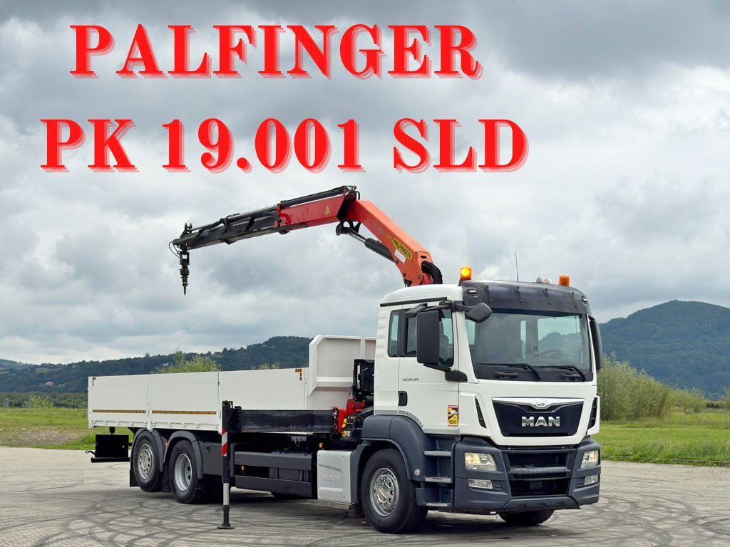 MAN TGS 26.320*PRITSCHE 7,50m /PK 19.001 SLD + FUNK - Nosturiauto: kuva MAN TGS 26.320*PRITSCHE 7,50m /PK 19.001 SLD + FUNK - Nosturiauto MAN TGS 26.320*PRITSCHE 7,50m /PK 19.001 SLD + FUNK - Nosturiauto: kuva MAN TGS 26.320*PRITSCHE 7,50m /PK 19.001 SLD + FUNK - Nosturiauto