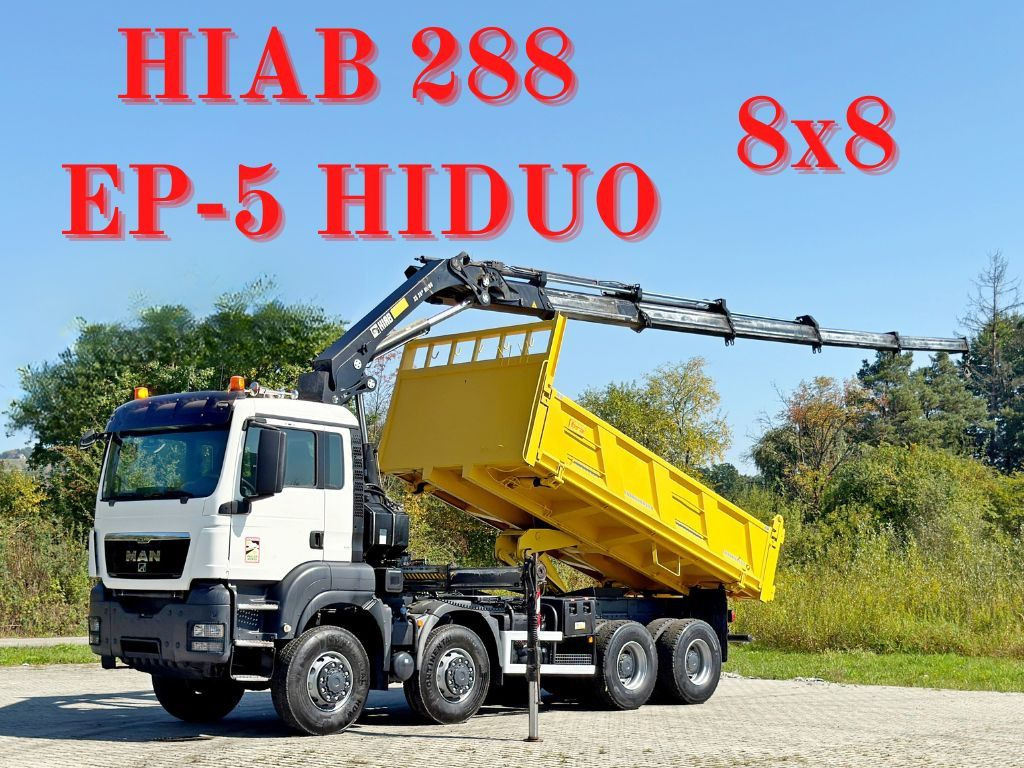 MAN TGS 32.510 * HIAB 288 EP - 5HIDUO/ FUNK * 8x8 - Kippiauto kuorma-auto, Nosturiauto: kuva MAN TGS 32.510 * HIAB 288 EP - 5HIDUO/ FUNK * 8x8 - Kippiauto kuorma-auto, Nosturiauto MAN TGS 32.510 * HIAB 288 EP - 5HIDUO/ FUNK * 8x8 - Kippiauto kuorma-auto, Nosturiauto: kuva MAN TGS 32.510 * HIAB 288 EP - 5HIDUO/ FUNK * 8x8 - Kippiauto kuorma-auto, Nosturiauto
