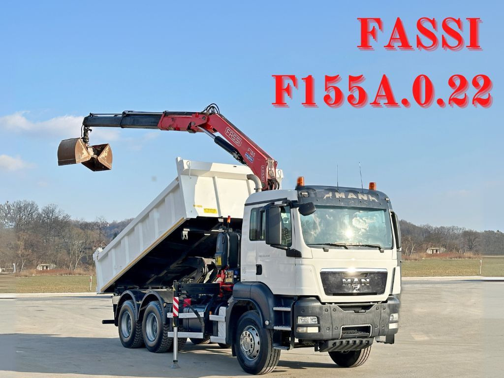 MAN TGS 33.440 * FASSI F155A.0.22/ FUNK *6x4 - Nosturiauto, Kippiauto kuorma-auto: kuva MAN TGS 33.440 * FASSI F155A.0.22/ FUNK *6x4 - Nosturiauto, Kippiauto kuorma-auto MAN TGS 33.440 * FASSI F155A.0.22/ FUNK *6x4 - Nosturiauto, Kippiauto kuorma-auto: kuva MAN TGS 33.440 * FASSI F155A.0.22/ FUNK *6x4 - Nosturiauto, Kippiauto kuorma-auto