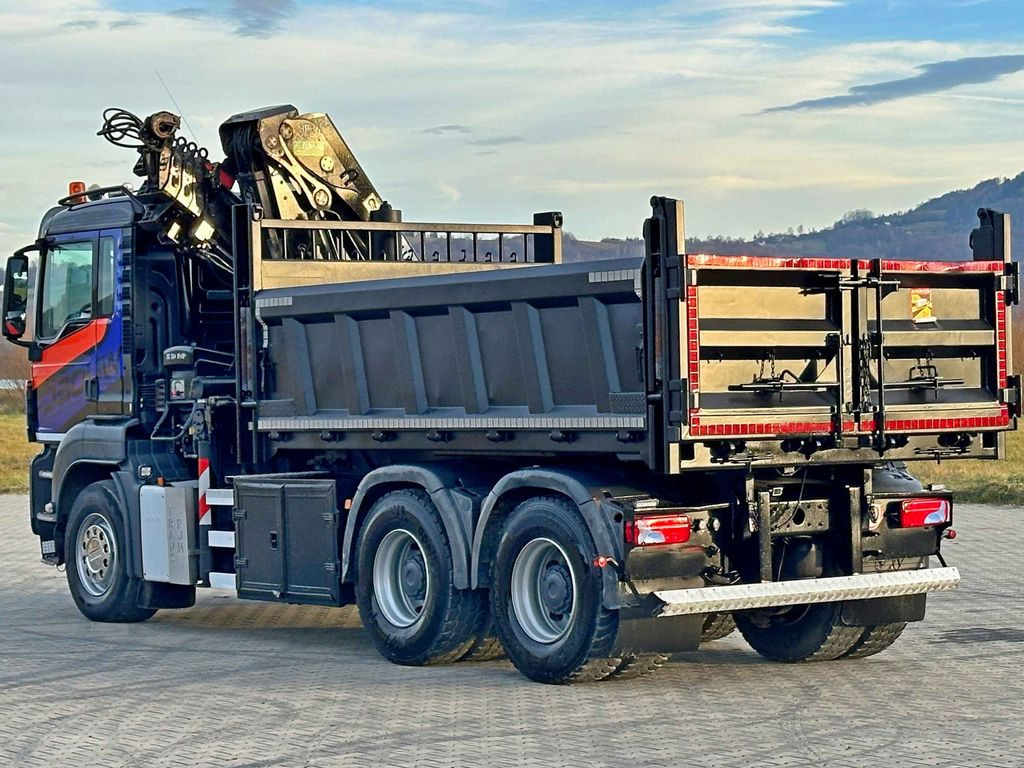 Kippiauto kuorma-auto, Nosturiauto MAN TGS 33.480 * HIAB 288 EP - 4 HIDUO/ FUNK * 6x4 MAN TGS 33.480 * HIAB 288 EP - 4 HIDUO/ FUNK * 6x4: kuva Kippiauto kuorma-auto, Nosturiauto MAN TGS 33.480 * HIAB 288 EP - 4 HIDUO/ FUNK * 6x4 MAN TGS 33.480 * HIAB 288 EP - 4 HIDUO/ FUNK * 6x4