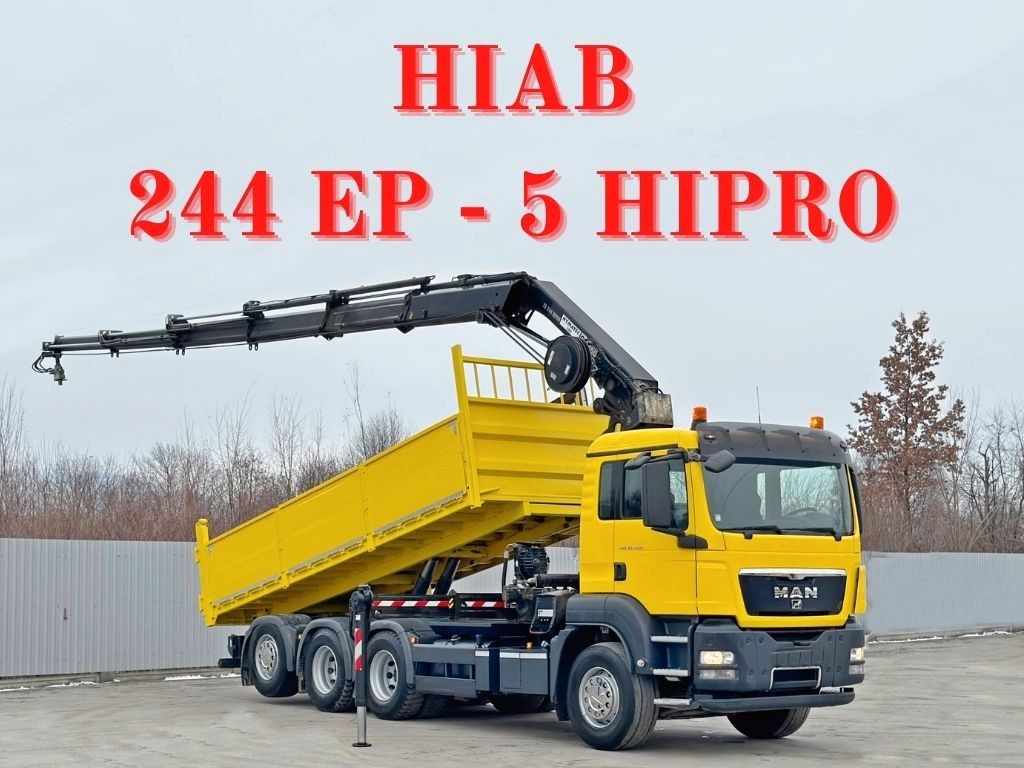 MAN TGS 35.400 * HIAB 244 EP - 5 HIPRO + FUNK * 8x4 - Kippiauto kuorma-auto, Nosturiauto: kuva MAN TGS 35.400 * HIAB 244 EP - 5 HIPRO + FUNK * 8x4 - Kippiauto kuorma-auto, Nosturiauto MAN TGS 35.400 * HIAB 244 EP - 5 HIPRO + FUNK * 8x4 - Kippiauto kuorma-auto, Nosturiauto: kuva MAN TGS 35.400 * HIAB 244 EP - 5 HIPRO + FUNK * 8x4 - Kippiauto kuorma-auto, Nosturiauto