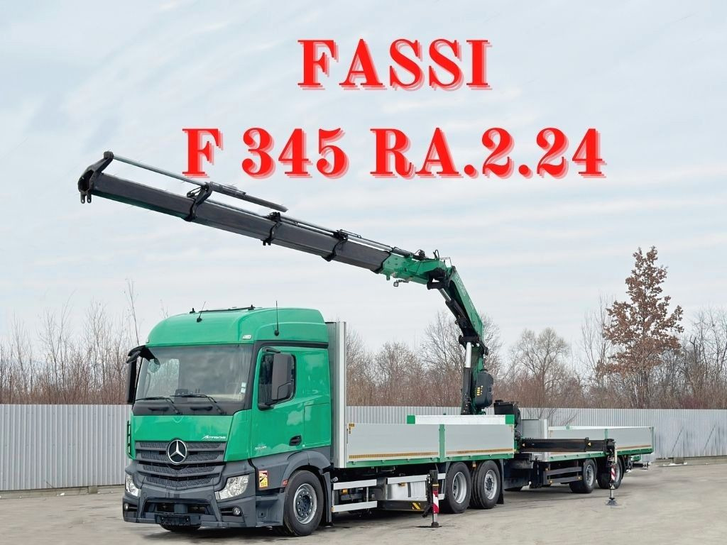 Mercedes-Benz ACTROS 2645 * FASSI F345.24 + FUNK + Anhänger - Nosturiauto: kuva Mercedes-Benz ACTROS 2645 * FASSI F345.24 + FUNK + Anhänger - Nosturiauto Mercedes-Benz ACTROS 2645 * FASSI F345.24 + FUNK + Anhänger - Nosturiauto: kuva Mercedes-Benz ACTROS 2645 * FASSI F345.24 + FUNK + Anhänger - Nosturiauto