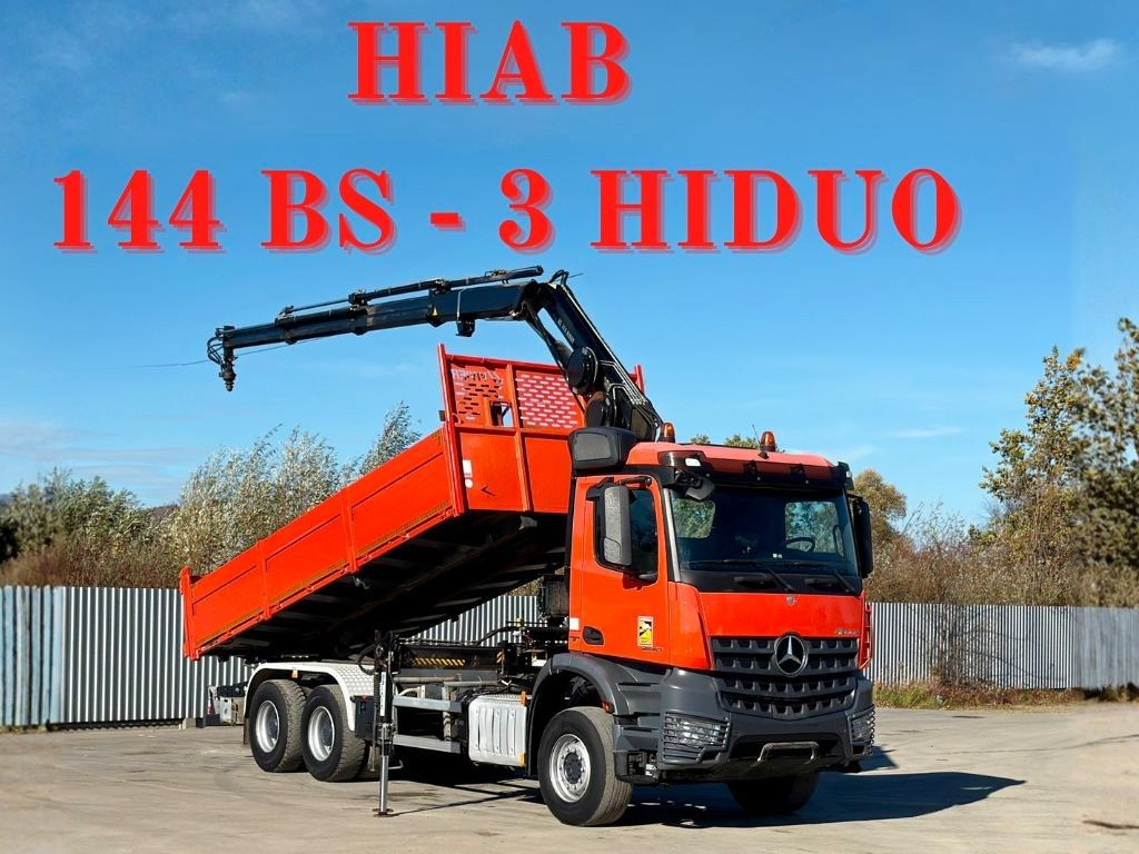 Mercedes-Benz AROCS 2640 *HIAB 144 BS - 3/FUNK  + * 6x4 - Kippiauto kuorma-auto, Nosturiauto: kuva  Mercedes-Benz AROCS 2640 *HIAB 144 BS - 3/FUNK  + * 6x4 - Kippiauto kuorma-auto, Nosturiauto Mercedes-Benz AROCS 2640 *HIAB 144 BS - 3/FUNK  + * 6x4 - Kippiauto kuorma-auto, Nosturiauto: kuva  Mercedes-Benz AROCS 2640 *HIAB 144 BS - 3/FUNK  + * 6x4 - Kippiauto kuorma-auto, Nosturiauto