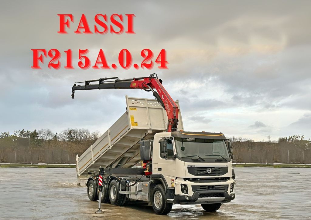 Volvo FMX 450 Kipper 6,50m*FASSI F215A.0.24 + FUNK*8x4 - Kippiauto kuorma-auto: kuva Volvo FMX 450 Kipper 6,50m*FASSI F215A.0.24 + FUNK*8x4 - Kippiauto kuorma-auto Volvo FMX 450 Kipper 6,50m*FASSI F215A.0.24 + FUNK*8x4 - Kippiauto kuorma-auto: kuva Volvo FMX 450 Kipper 6,50m*FASSI F215A.0.24 + FUNK*8x4 - Kippiauto kuorma-auto