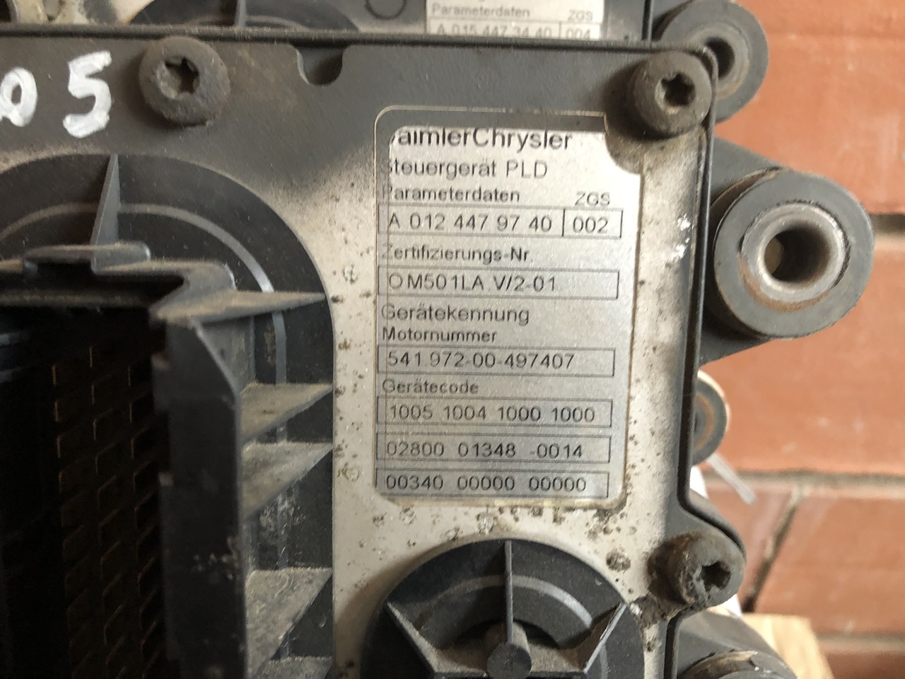 Ohjainyksikkö - Kuorma-auto CONTROL UNIT ACTROS-ATEGO OM 501LA-OM904LA-OM906LA: kuva Ohjainyksikkö - Kuorma-auto CONTROL UNIT ACTROS-ATEGO OM 501LA-OM904LA-OM906LA