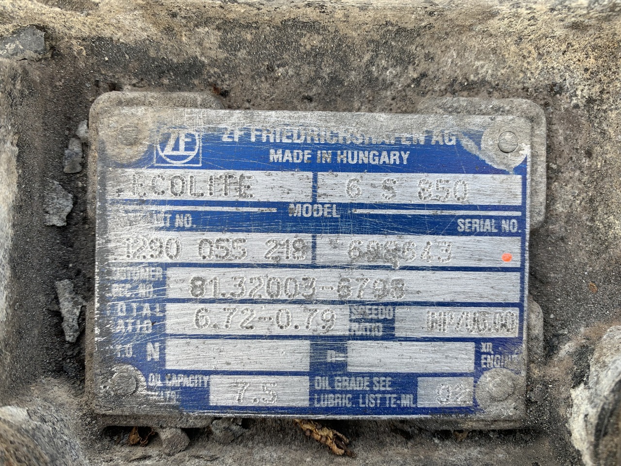 ΜΑΝ ZF 6S850 - Vaihdelaatikko - Kuorma-auto: kuva ΜΑΝ ZF 6S850 - Vaihdelaatikko - Kuorma-auto ΜΑΝ ZF 6S850 - Vaihdelaatikko - Kuorma-auto: kuva ΜΑΝ ZF 6S850 - Vaihdelaatikko - Kuorma-auto