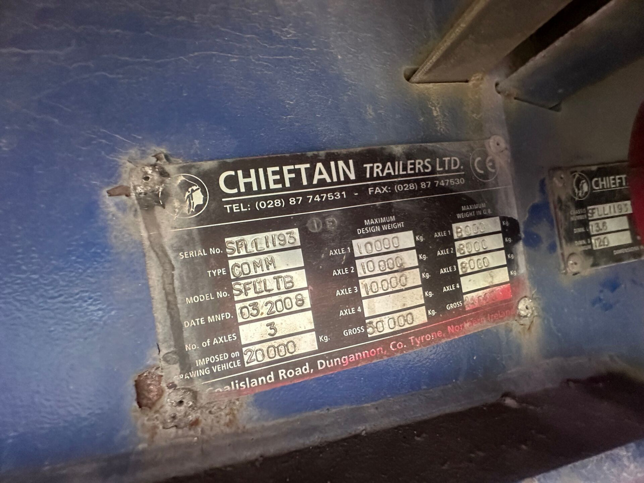 Apuvaunu puoliperävaunu CHIEFTAIN TRAILERS LTD naczepa niskopodwoziowa: kuva Apuvaunu puoliperävaunu CHIEFTAIN TRAILERS LTD naczepa niskopodwoziowa Apuvaunu puoliperävaunu CHIEFTAIN TRAILERS LTD naczepa niskopodwoziowa: kuva Apuvaunu puoliperävaunu CHIEFTAIN TRAILERS LTD naczepa niskopodwoziowa