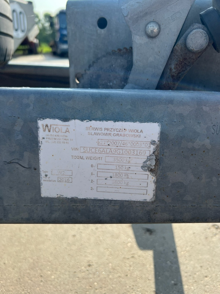 Przyczepa laweta WIOLA - Kuljetin perävaunu: kuva przyczepa laweta WIOLA - Kuljetin perävaunu Przyczepa laweta WIOLA - Kuljetin perävaunu: kuva przyczepa laweta WIOLA - Kuljetin perävaunu