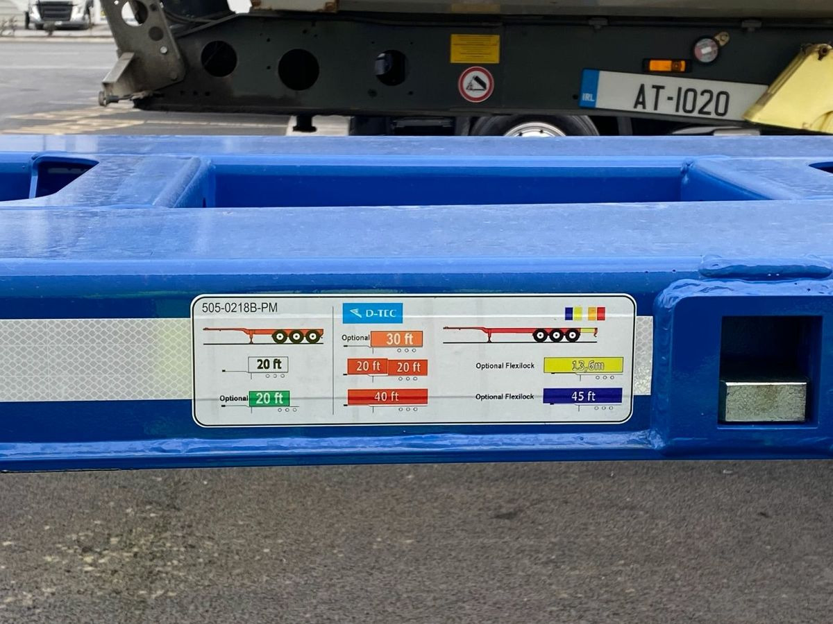 New D-TEC CONTAINER CHASSIS PM-3-SSliding - Konttialus/ Vaihtokuormatilat perävaunu: kuva New D-TEC CONTAINER CHASSIS PM-3-SSliding - Konttialus/ Vaihtokuormatilat perävaunu New D-TEC CONTAINER CHASSIS PM-3-SSliding - Konttialus/ Vaihtokuormatilat perävaunu: kuva New D-TEC CONTAINER CHASSIS PM-3-SSliding - Konttialus/ Vaihtokuormatilat perävaunu