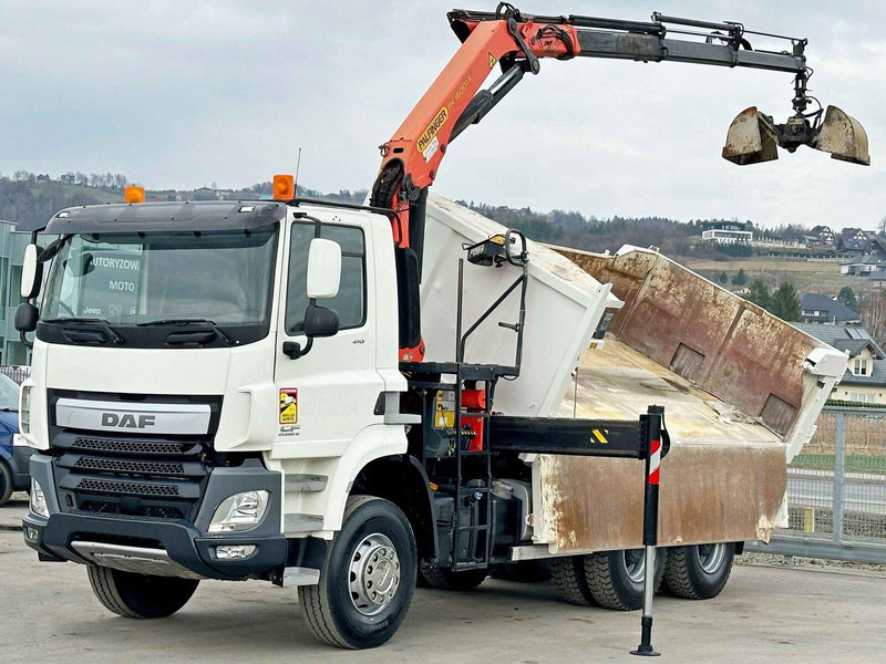 DAF CF 410 * Kipper 4,90 m + PK 16001 - K B * 6x4 - Kippiauto kuorma-auto, Nosturiauto: kuva DAF CF 410 * Kipper 4,90 m + PK 16001 - K B * 6x4 - Kippiauto kuorma-auto, Nosturiauto DAF CF 410 * Kipper 4,90 m + PK 16001 - K B * 6x4 - Kippiauto kuorma-auto, Nosturiauto: kuva DAF CF 410 * Kipper 4,90 m + PK 16001 - K B * 6x4 - Kippiauto kuorma-auto, Nosturiauto