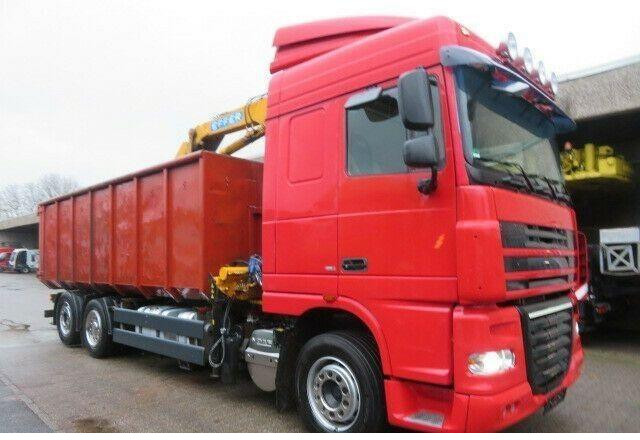 DAF XF105.410 6x2 Container + Crane - Nostovarsi-vaihtolavakuorma kuorma-auto: kuva DAF XF105.410 6x2 Container + Crane - Nostovarsi-vaihtolavakuorma kuorma-auto DAF XF105.410 6x2 Container + Crane - Nostovarsi-vaihtolavakuorma kuorma-auto: kuva DAF XF105.410 6x2 Container + Crane - Nostovarsi-vaihtolavakuorma kuorma-auto