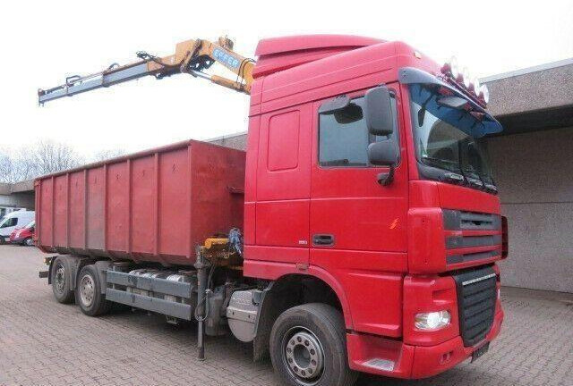 DAF XF105.410 6x2 Container + Crane - Nostovarsi-vaihtolavakuorma kuorma-auto: kuva DAF XF105.410 6x2 Container + Crane - Nostovarsi-vaihtolavakuorma kuorma-auto DAF XF105.410 6x2 Container + Crane - Nostovarsi-vaihtolavakuorma kuorma-auto: kuva DAF XF105.410 6x2 Container + Crane - Nostovarsi-vaihtolavakuorma kuorma-auto