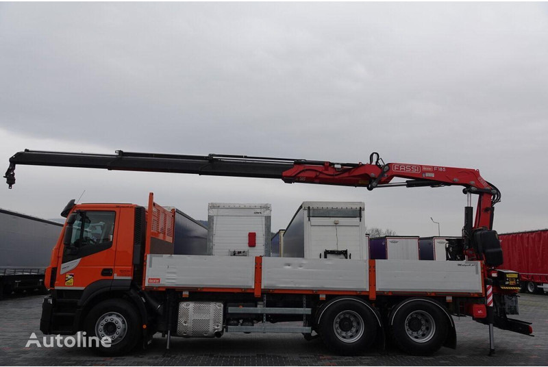Iveco 420 Flatbed + crane FASSI 185 6x2 - Lava-kuorma-auto, Nosturiauto: kuva Iveco 420 Flatbed + crane FASSI 185 6x2 - Lava-kuorma-auto, Nosturiauto Iveco 420 Flatbed + crane FASSI 185 6x2 - Lava-kuorma-auto, Nosturiauto: kuva Iveco 420 Flatbed + crane FASSI 185 6x2 - Lava-kuorma-auto, Nosturiauto